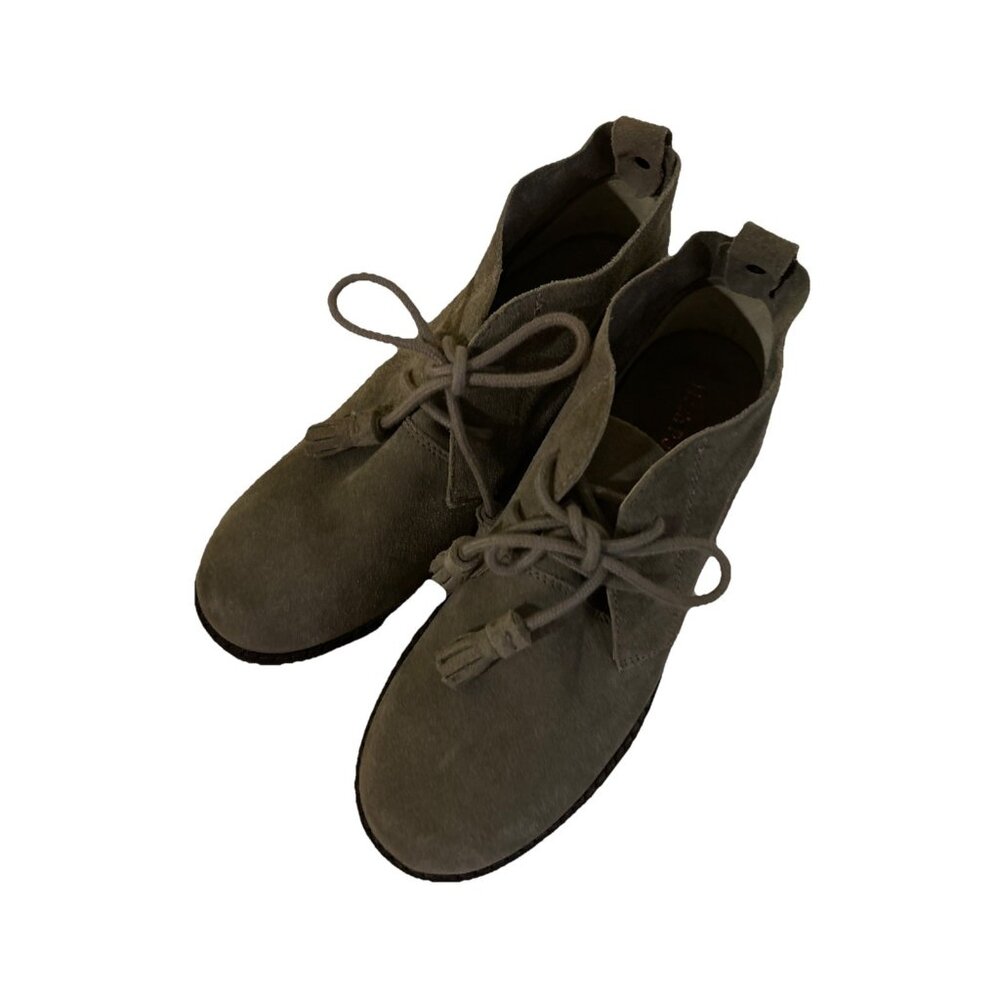 Hush Puppies Moyen Tan Suede Lace-up womens Ankle Boots Size 6.5